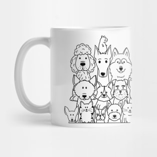 Cat & Dogs Gang Mug